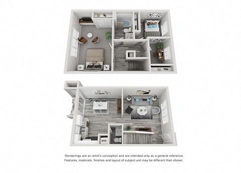 Floor plan for 3 beds, 1.5 baths, 1200 sqft